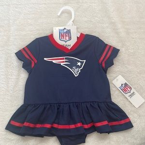 NFL 2 Piece Set - Patriots Jersey & Diaper Cover